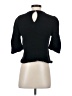 Zara TRF Black 3/4 Sleeve Top Size S - photo 2