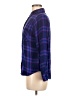 Rails 100% Rayon Plaid Blue Long Sleeve Button-Down Shirt Size M - photo 5