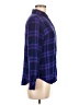 Rails 100% Rayon Plaid Blue Long Sleeve Button-Down Shirt Size M - photo 4