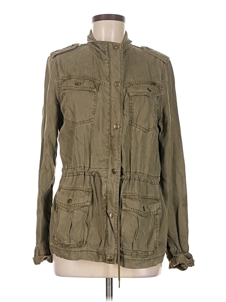 Pre-owned Max Jeans Jacket In Green