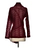 MONORENO 100% Polyester Burgundy Cardigan Size Sm - photo 2