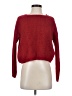 JAQUELINE de YONG Solid Red Pullover Sweater Size XS - photo 1