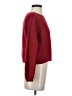 JAQUELINE de YONG Solid Red Pullover Sweater Size XS - photo 4