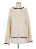 grey BANDIT Solid Ivory Pullover Sweater Size XS - photo 1