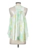 Club Monaco 100% Polyester Green Sleeveless Blouse Size XS - photo 2
