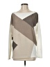 Go Couture Color Block Tan Pullover Sweater Size M - photo 1