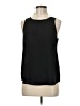 Buttons 100% Polyester Black Sleeveless Blouse Size M - photo 1
