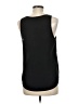 Buttons 100% Polyester Black Sleeveless Blouse Size M - photo 2