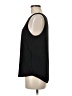 Buttons 100% Polyester Black Sleeveless Blouse Size M - photo 5