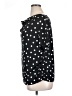 Elementz Polka Dots Black Short Sleeve Blouse Size 1X - photo 5