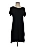 Color Thread Solid Black Casual Dress Size S - photo 1
