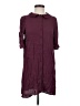 Wilfred Burgundy 3/4 Sleeve Button-Down Shirt Size S - photo 1
