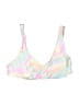 Lands' End Tie-dye White Swimsuit Top Size 2 - photo 1