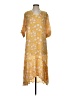 Assorted Brands Paisley Yellow Casual Dress Size XS - Sm - photo 1
