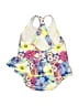 Gymboree Floral Blue One Piece Swimsuit Size 12-18 mo - photo 2