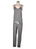 Assorted Brands Solid Gray Jumpsuit Size S - photo 1