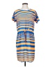 Gap 100% Polyester Stripes Blue Casual Dress Size XS - photo 1