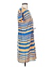 Gap 100% Polyester Stripes Blue Casual Dress Size XS - photo 4