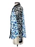 Peter Pilotto for Target 100% Polyester Print Blue Long Sleeve Blouse Size XS - photo 5