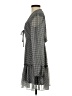 showpo 100% Polyester Checkered-gingham Gray Casual Dress Size 2 - photo 5