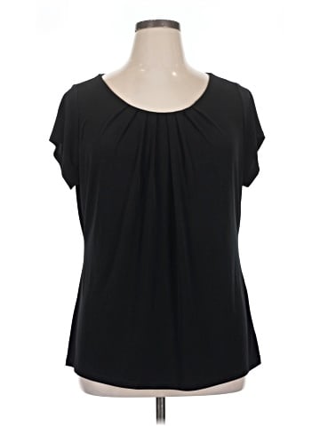 Worthington Short Sleeve Blouse (view 1)