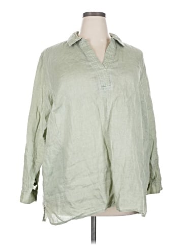 J.Jill 3/4 Sleeve Button-Down Shirt (view 1)