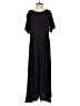 MZM Studio 100% Rayon Solid Black Jumpsuit Size P (petite) - photo 2