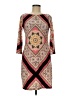 Saint Tropez West Print Brown Casual Dress Size 6 - photo 1