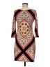 Saint Tropez West Print Brown Casual Dress Size 6 - photo 2