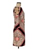 Saint Tropez West Print Brown Casual Dress Size 6 - photo 4