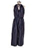 Universal Thread 100% Cotton Stripes Blue Jumpsuit Size XS - photo 2