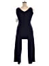 Nicole Lee Solid Blue Jumpsuit Size 16 - photo 2