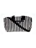 Alice + Olivia Stripes Black Satchel One size - photo 1