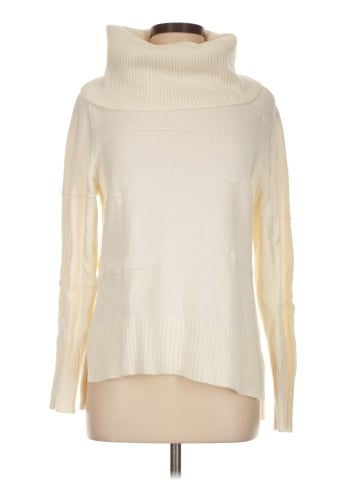 Ecru Turtleneck Sweater (view 1)