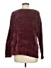 Pink Rose Tweed Burgundy Pullover Sweater Size M - photo 2