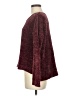 Pink Rose Tweed Burgundy Pullover Sweater Size M - photo 5