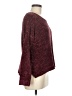 Pink Rose Tweed Burgundy Pullover Sweater Size M - photo 4