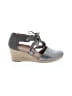 Vionic Gray Silver Wedges Size 8 - photo 1