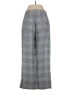Veronica Beard 100% Linen Plaid Blue Linen Pants Size 4 - photo 2
