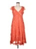 Vasna 100% Polyester Orange Cocktail Dress Size M - photo 1