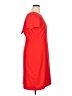 Alex Marie 100% Polyester Solid Red Casual Dress Size 16 - photo 4