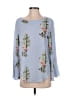 Ann Taylor Blue 3/4 Sleeve Blouse Size S - photo 1