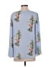 Ann Taylor Blue 3/4 Sleeve Blouse Size S - photo 2