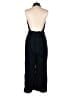 Zara Solid Black Teal Jumpsuit Size L - photo 2