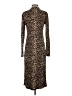 Assorted Brands Animal Print Brown Casual Dress Size S - photo 2