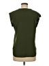 J.Crew 100% Polyester Green Short Sleeve Top Size 8 - photo 2