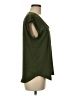 J.Crew 100% Polyester Green Short Sleeve Top Size 8 - photo 4