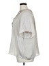 H&M 100% Polyester Silver Short Sleeve Blouse Size XL - photo 5