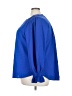 Lyaner 100% Polyester Solid Blue Long Sleeve Blouse Size 3X - photo 5