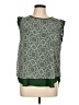 Dept222 100% Polyester Green Sleeveless Blouse Size L - photo 1